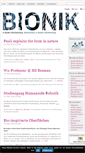 Mobile Screenshot of bionik-blog.de