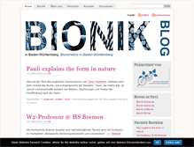 Tablet Screenshot of bionik-blog.de